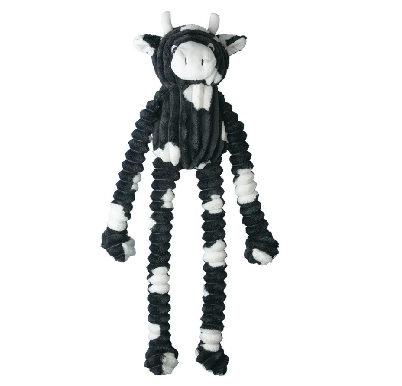 - Natural rubber pet toysPatchwork Calvin the Cow