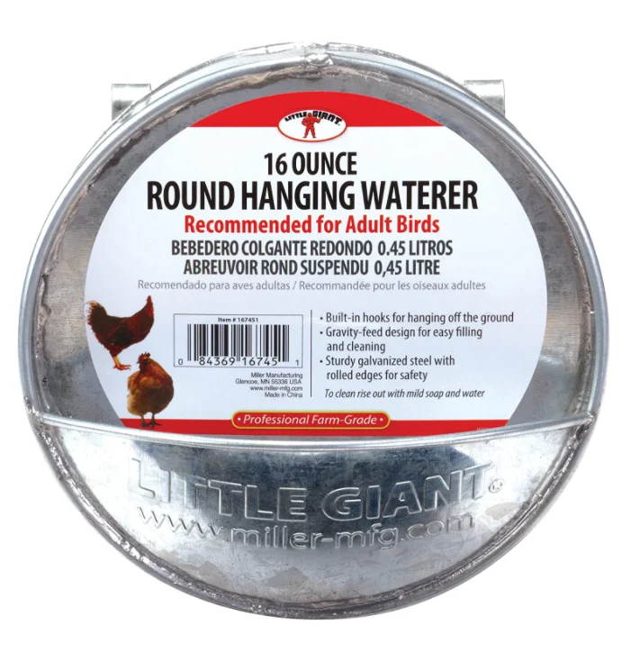 - Pet food leaking toy rankingsLittle Giant Hanging Round Chicken Waterer