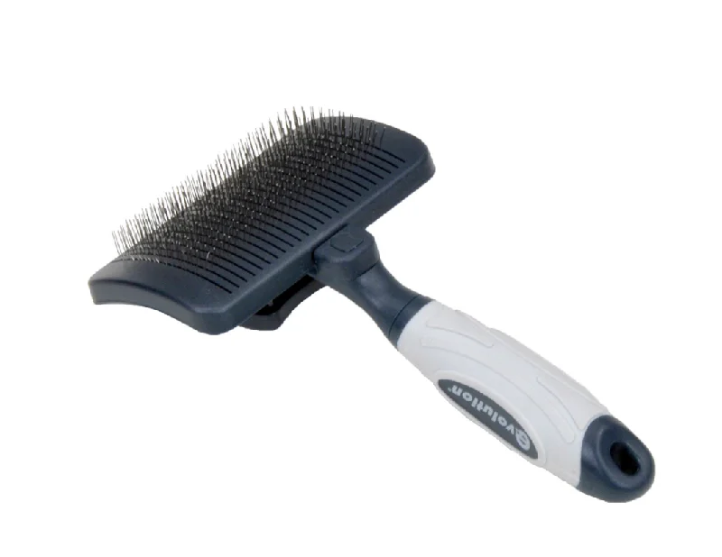 - Precautions for using pet toysEvolution Self Cleaning Slicker Brush