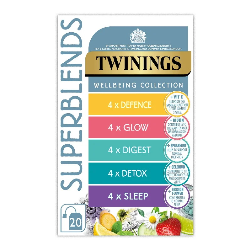 - Hamster silent running wheel to prevent chewingTwinings Superblends Wellbeing Collection Teabags 37g x20