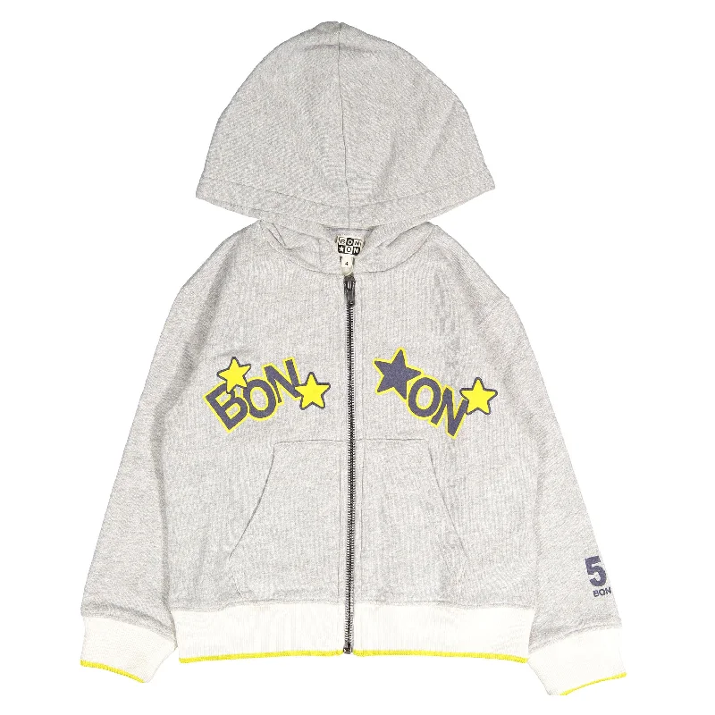 - Winter dog thick down jacketBonton Grey Logo Zip Up