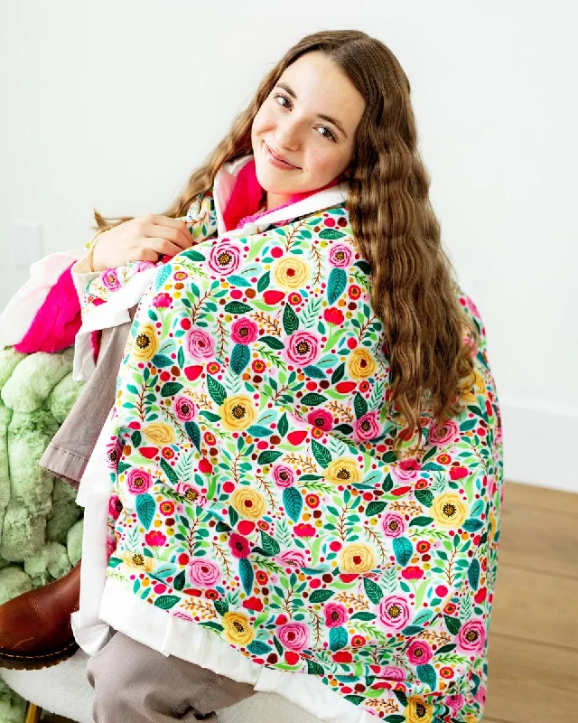  -Anti-slip claw protection raincoat FOR dogsFlowers Blanket