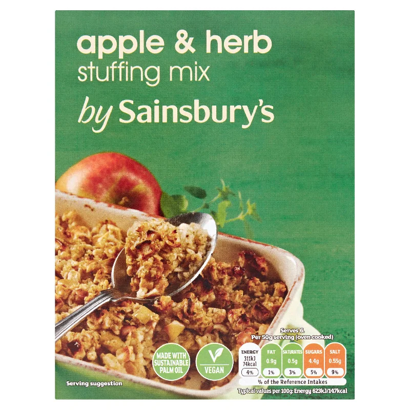 - Winter dog thick down jacketSainsbury's Apple & Herb Stuffing Mix 130g