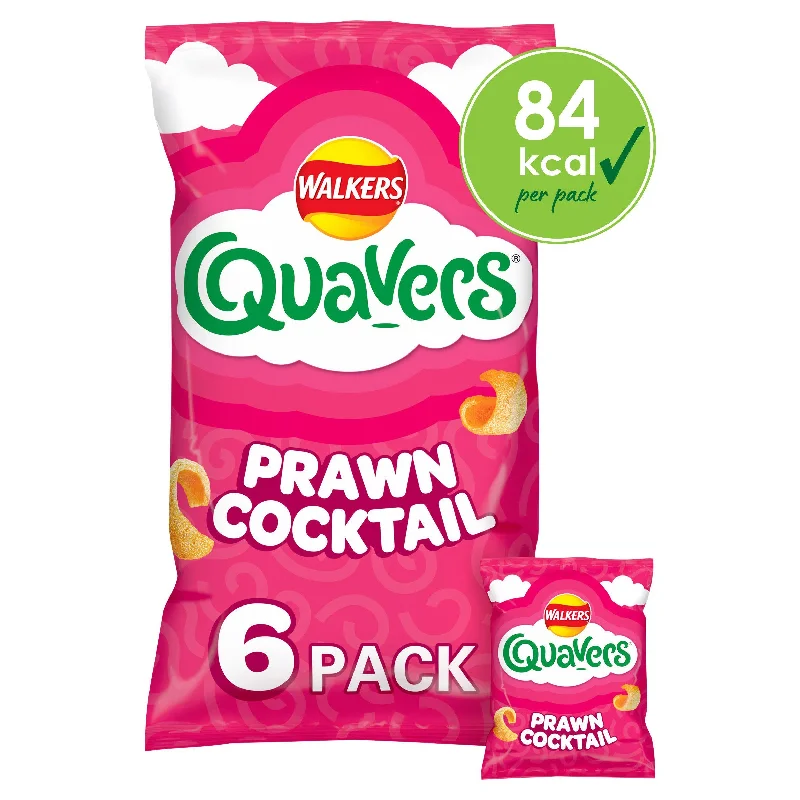 - Car dog seat beltWalkers Quavers Prawn Cocktail Multipack Crisps Snacks x6 16g