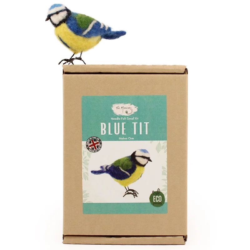 ---The Makerss - Small Blue Tit Needle Felt Kit