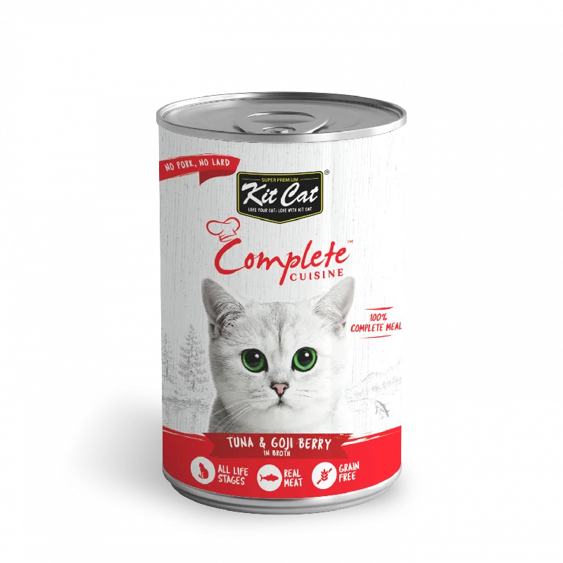 - Dog disposable foam shower gelKit Cat Complete Cuisine Tuna And Goji Berry In Broth