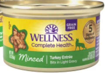 - Hamster silent running wheel to prevent chewingWellness Complete Health Minced Turkey Entree - 5.5oz