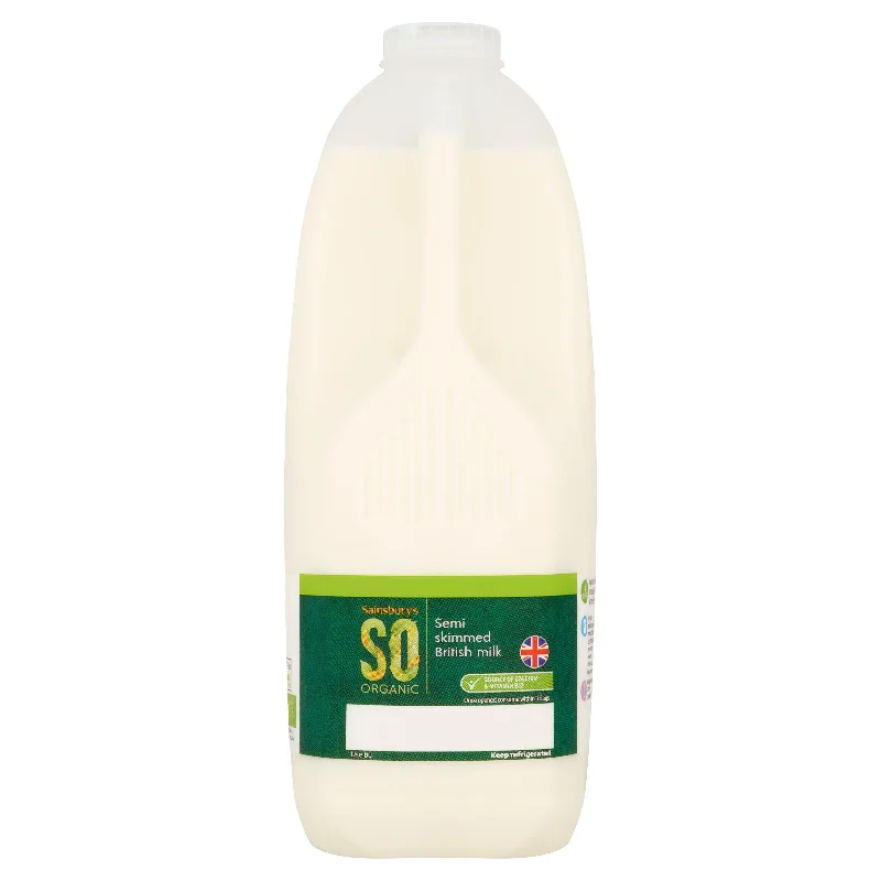 - Degradable pet feces bagSainsbury's British Semi Skimmed Milk, SO Organic 2.27L (4 pint)