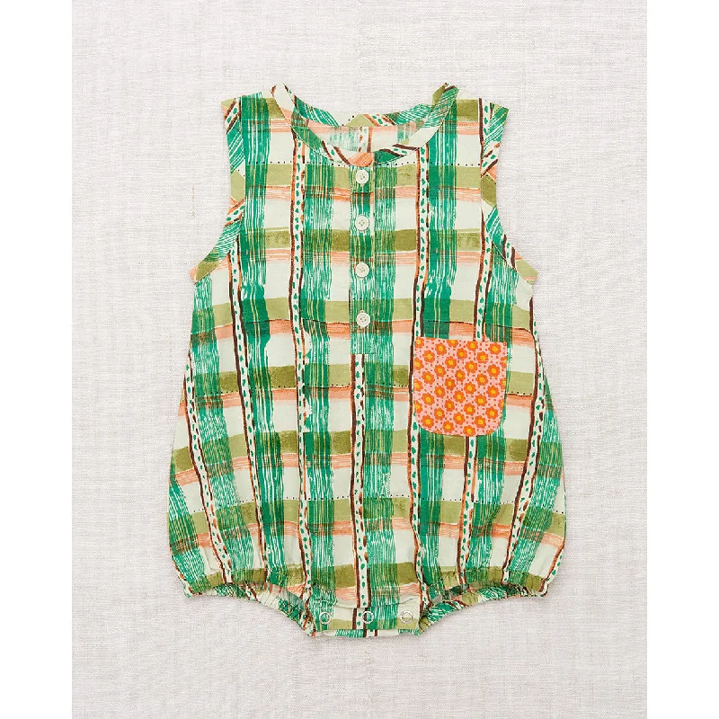 Pet ProductsMisha and Puff Mojave Watercolor Plaid Jude Romper