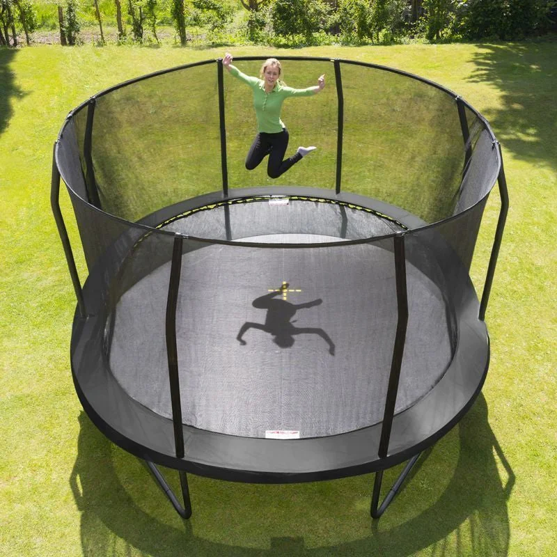 - Rabbit grass rack to prevent waste food boxJumpking JumPOD Oval 14 x 17ft Trampoline Safety Net & Pad