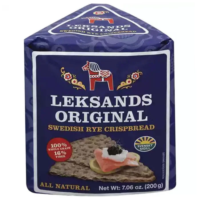 ---Leksands - Swedish Triangle Crispbread, 7.06 Oz - Pack of 12