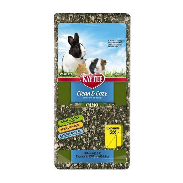 - Pet vitamin complex nutrition tabletsKaytee Clean & Cozy - Camo 24.6L / 1500cu