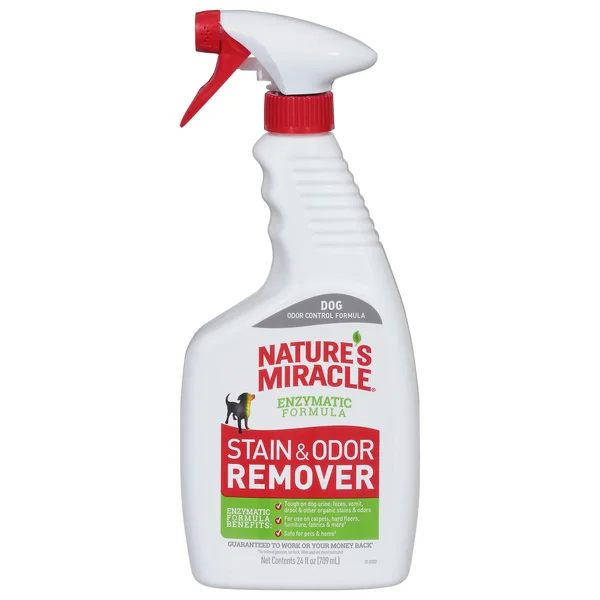 - Pet stroller can be taken on the planeNature's Miracle Dog Stain & Odor Remover Spray, 24-oz bottle