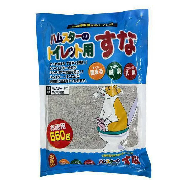 remove dead hair and dandruff, and promote pet skin health.remove dead hair and dandruff, and promote pet skin health.Toilet Litter Sand for Hamster 650g (HM-610)