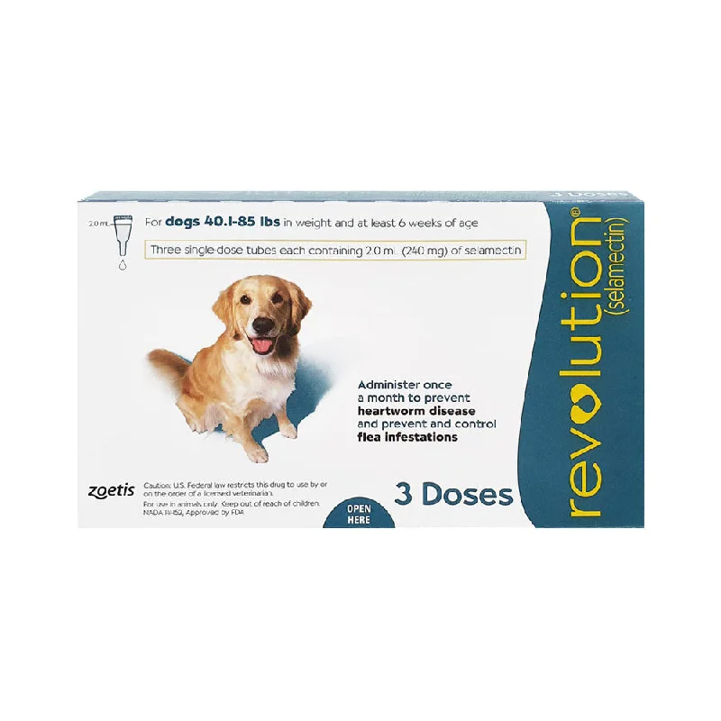 - Elderly dog ​​joint care mattress*DONATION TO MUTTS RESCUE* Revolution Spot-On for Dogs 40.1 - 85lb (Teal) 3pc