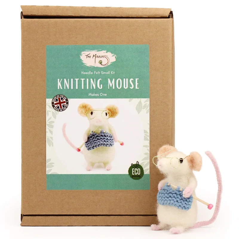 - Winter warm clothes for short-haired dogsThe Makerss - Small Knitting Mouse Needle Felt Kit