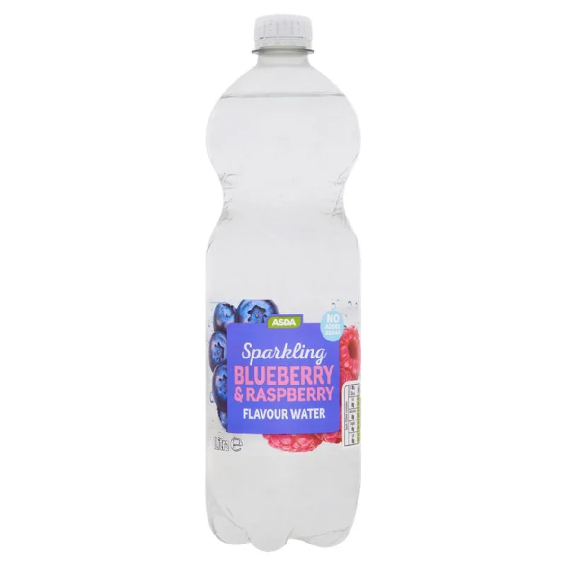 - ​​Christmas pet Christmas clothingASDA No Added Sugar Blueberry & Raspberry Flavoured Sparkling Water Bottle