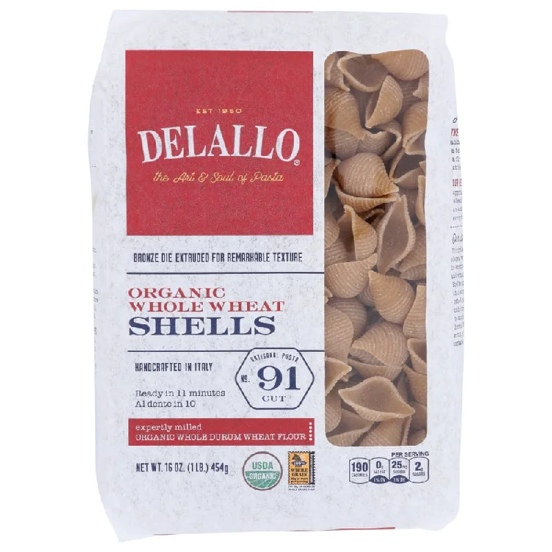 - Pet vitamin complex nutrition tabletsDelallo - Organic Whole Wheat Shell Pasta, 16 oz