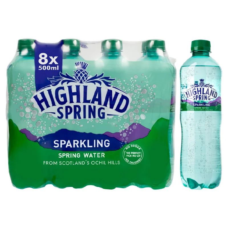 - Pet monitor with cameraHighland Spring Sparkling Spring Water 8 x 500ml