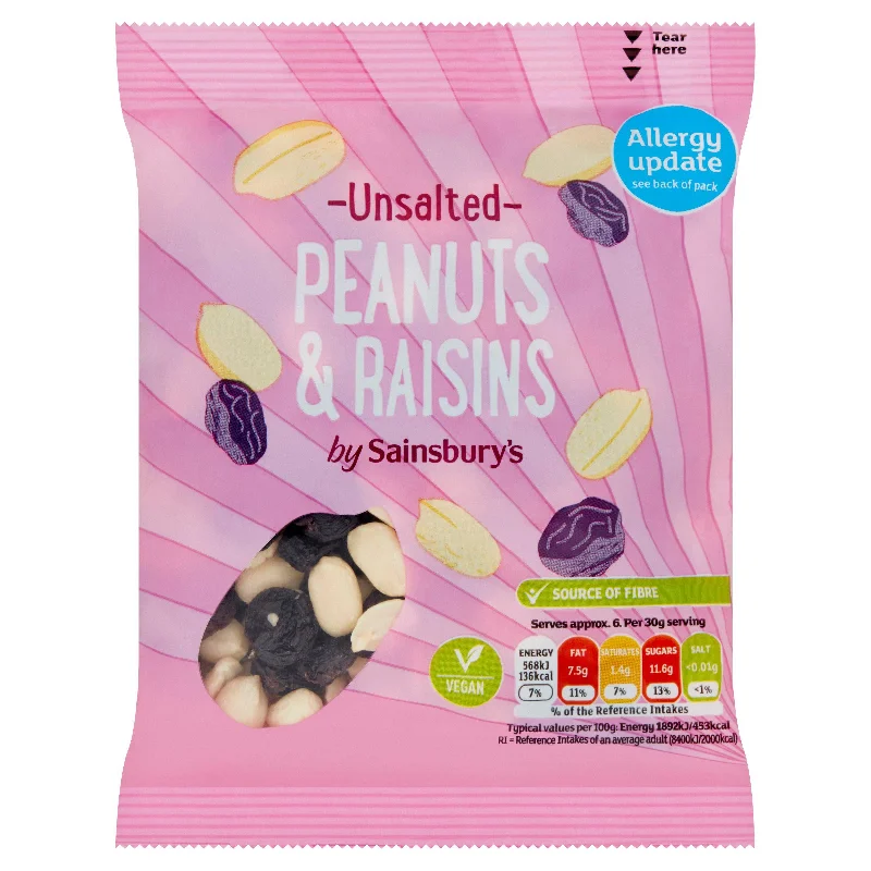 - Automatic temperature adjustment cat bedSainsbury's Unsalted Jumbo Peanuts & Raisins 200g