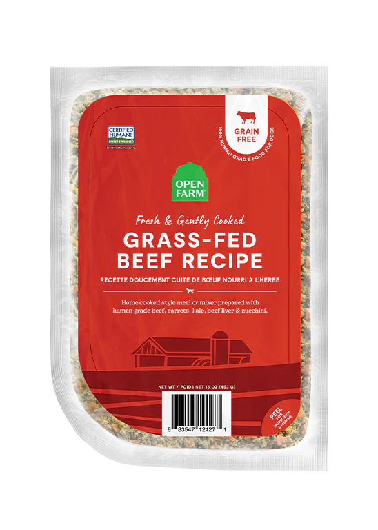 - Dog anti-slip matOpen Farm Grass-Fed Beef Gently Cooked Recipe - 16oz