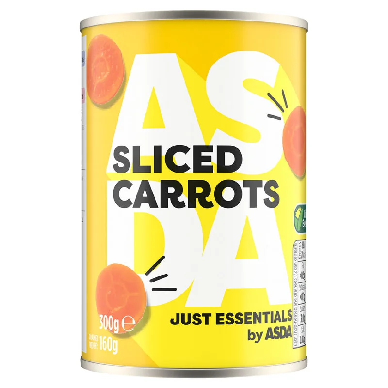 - Pet stroller can be taken on the planeJUST ESSENTIALS by ASDA Sliced Carrots