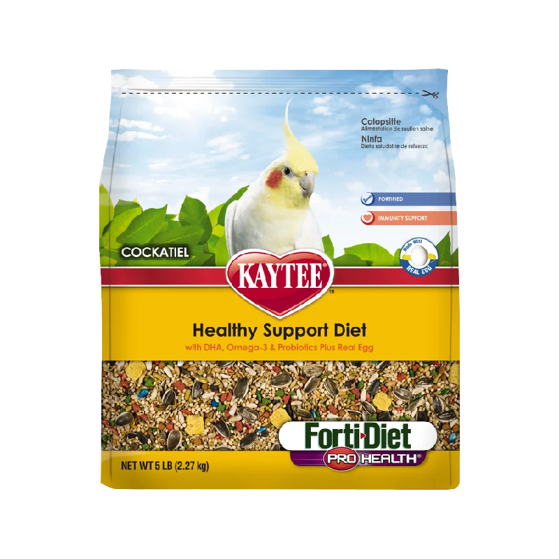 - Remote interactive pet feederKaytee Forti-Diet Pro Health Eggcite - Cockatiel 5lb