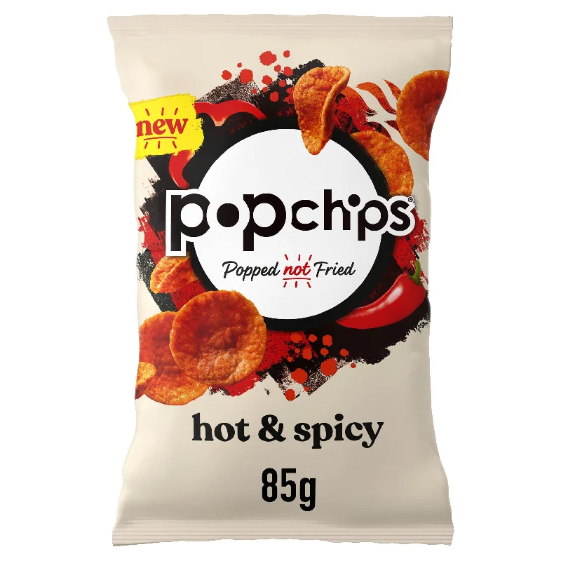 - Rabbit grass rack to prevent waste food boxPopchips Hot & Spicy Flavour Potato Snacks 85g