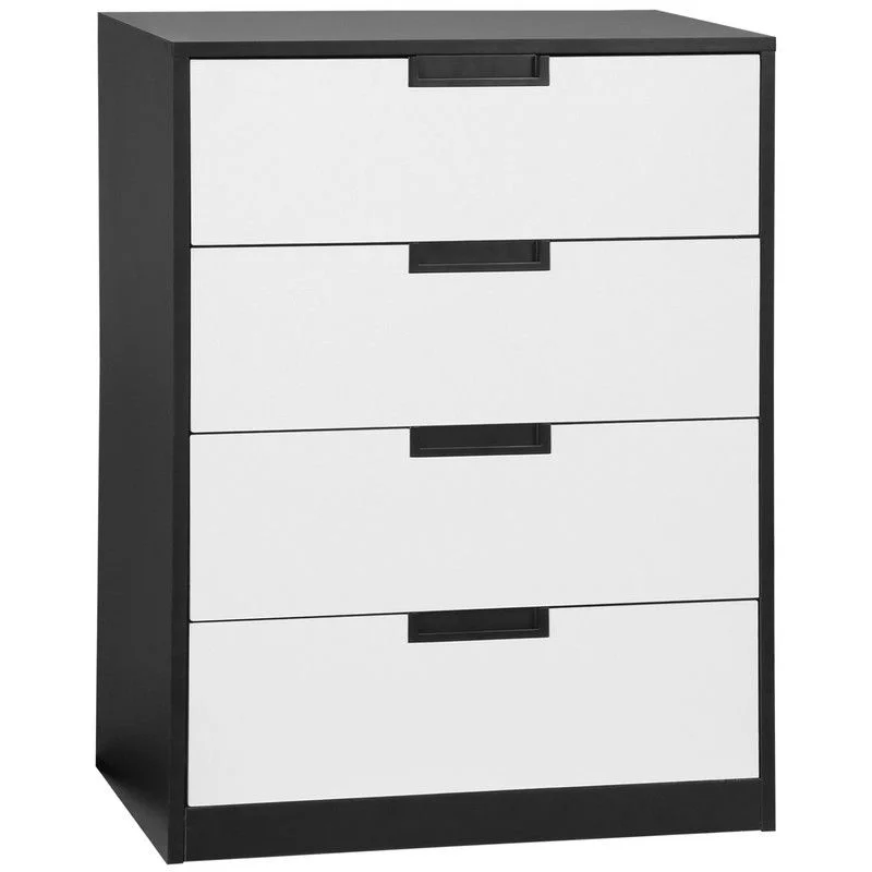 - Elderly dog ​​joint care mattressHomcom Drawer Chest 4-Drawer Storage Cabinet Organiser For Bedroom Living Room 60cmx40cmx80cm White And Black