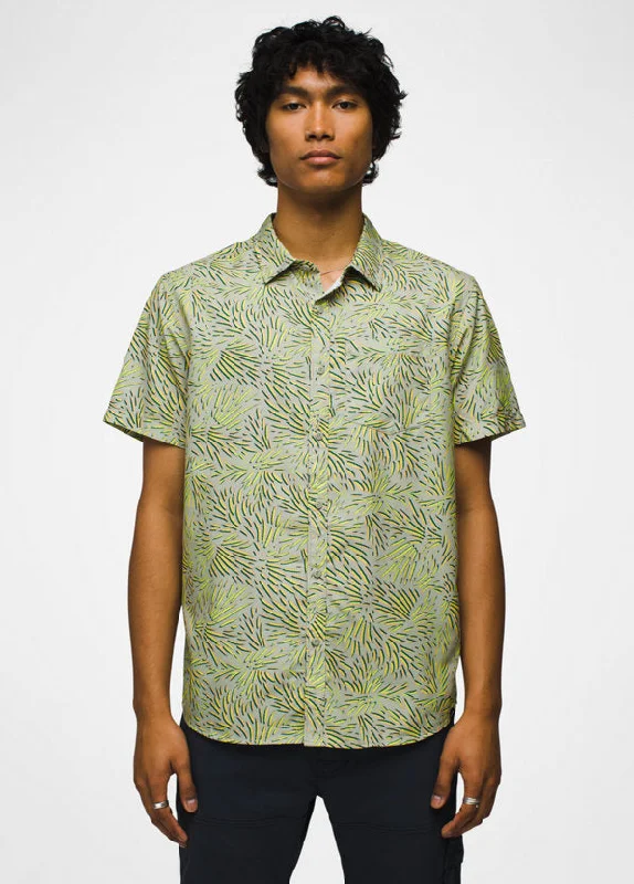  -Anti-scratch scratching board AND cat bed in oneMen's Lost Sol Printed Short Sleeve Shirt - Juniper Green Fronds