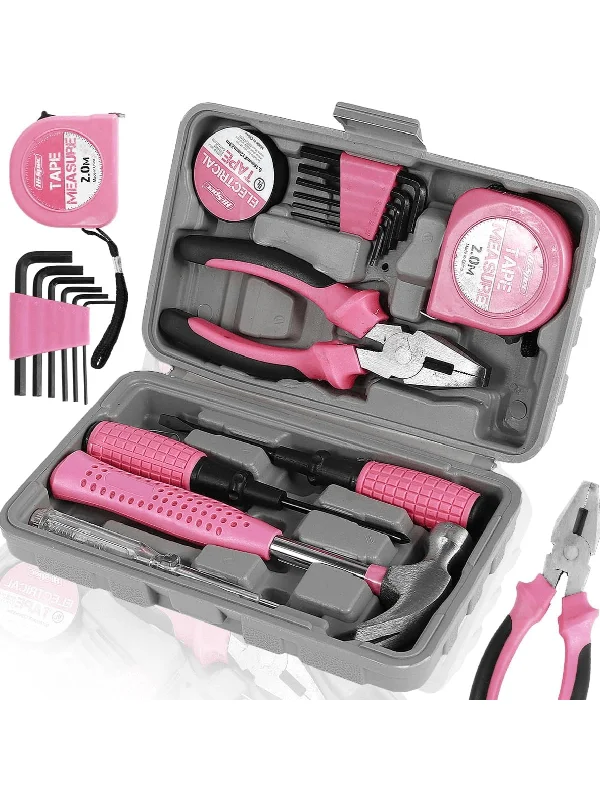 - Natural latex pet mattress1 Set Home Manual Tool Set, Electrical Hardware Repair Tool, Home Multi-functional Vehicle Combination Toolbox Set, Pink Tool Set for Women, Lady's Home Repairing Tool Kit