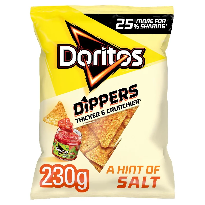 - Degradable pet feces bagDoritos Dippers Hint of Salt Sharing Tortilla Crisps Chips 230g