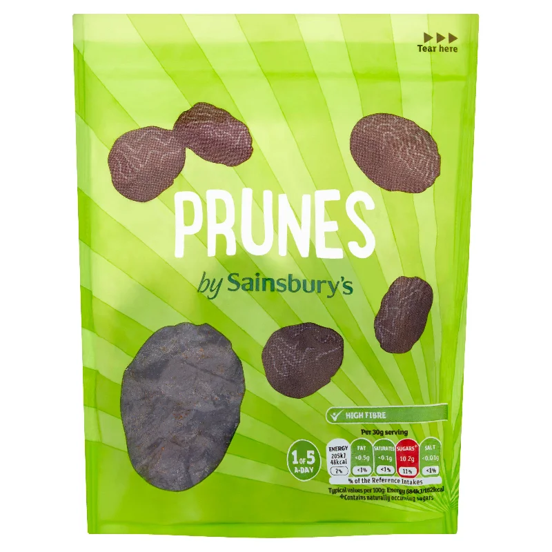 ---Sainsbury's Ready To Eat Prunes 200g