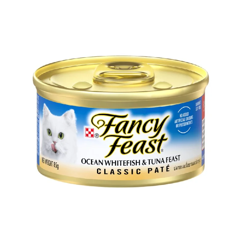 ---*DONATION TO CATS OF MARINE TERRACE* Fancy Feast Classic Ocean Whitefish and Tuna Feast 85g x 24cans