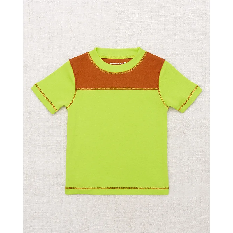 - Parrot climbing and standing wooden frameMisha and Puff Peridot Bleacher Colorblock Tee