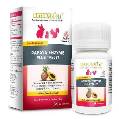 - Teething and chewing toys for puppiesNatural Pet - Small Animal Papaya Enzyme Plus Tablet 60cts