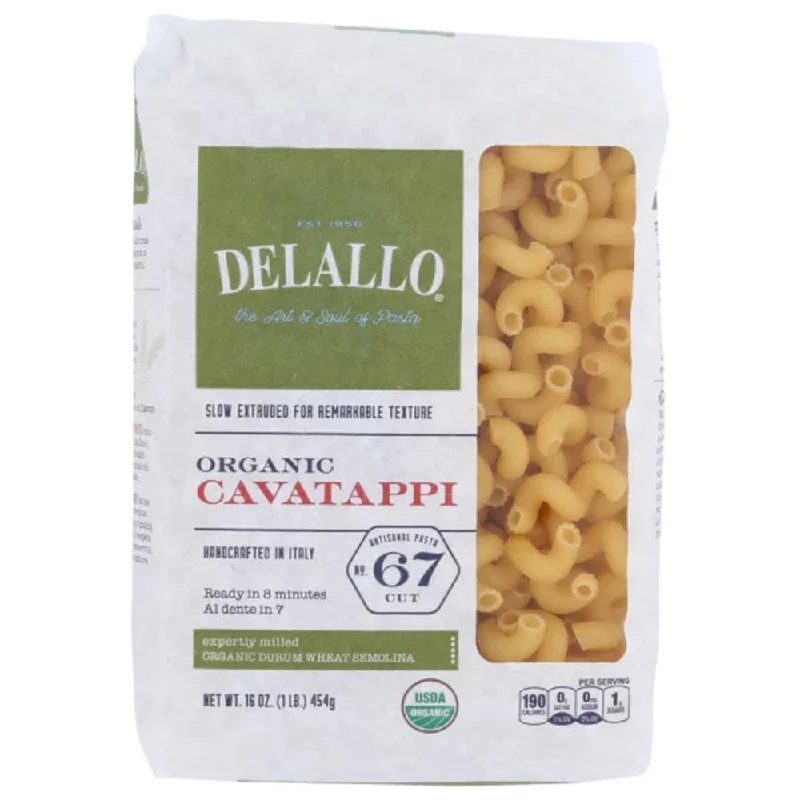 ---Delallo - Organic Cavatappi Pasta, 16 oz