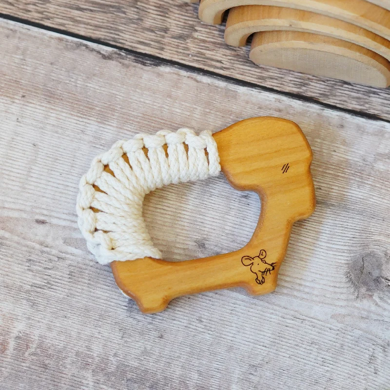 - Winter warm clothes for short-haired dogsSenger Wooden Yarn Sheep Teether