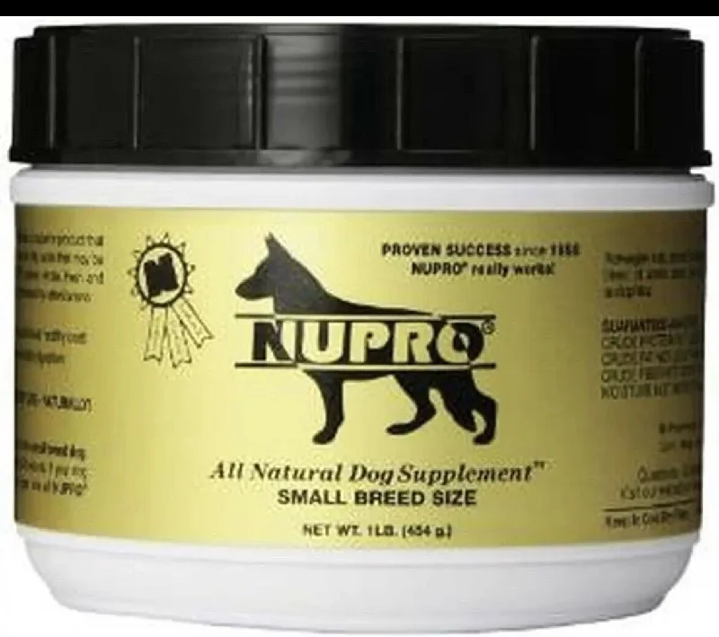 - Car dog seat beltNupro All Natural Small Breed Dog Supplement, 1-lb canister