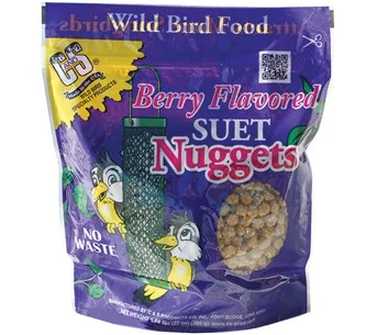 - Remote interactive pet feederC&S Berry Flavored Suet Nuggets™ - 27oz