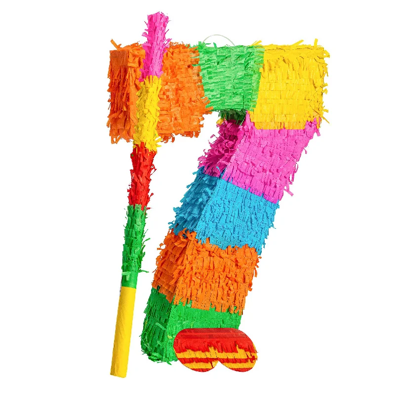 Pet ProductsLarge Number 7 Pinata Party Set - By Fax Potato