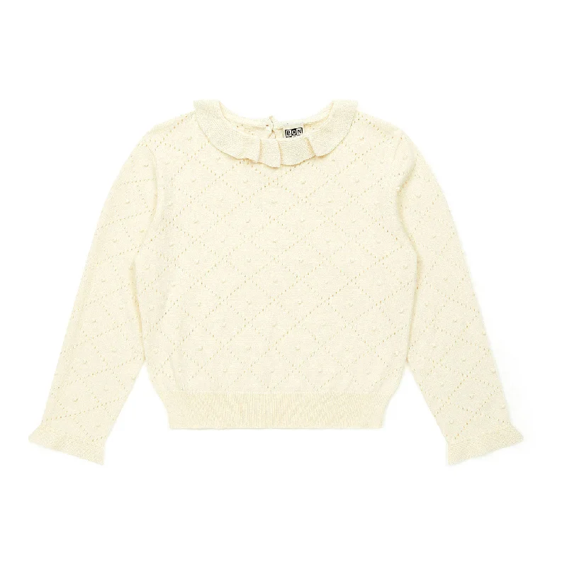 - Rabbit grass rack to prevent waste food boxBonton Cream Frill Collar Sweater