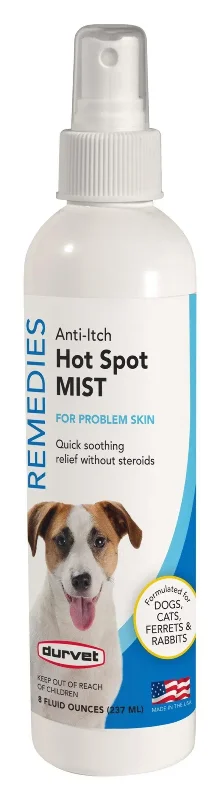 - Winter warm clothes for short-haired dogsDurvet Naturals Anti-Itch Hot Spot Mist for Dogs, 8-oz