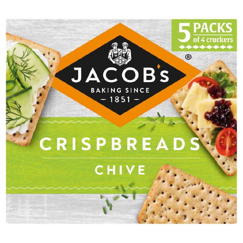 - Cat anti-jump window safety netJacob's Crispbreads Chive Crackers 5 x 30g, 190g