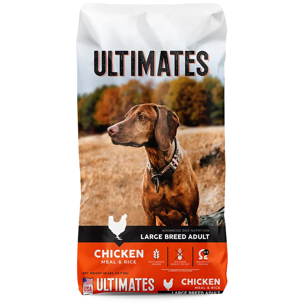 - Pet vitamin complex nutrition tabletsUltimates Chicken Meal & Rice For Large Breed Adult Dogs