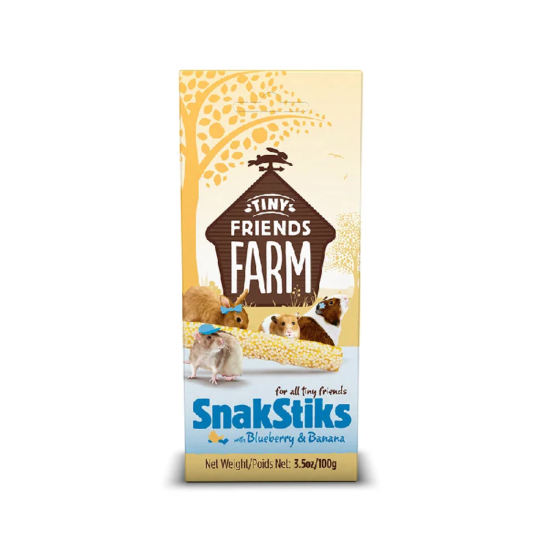 - Postoperative pet anti-licking Elizabethan collarSupreme Tiny Friends Farm SnakStiks with Blueberry & Banana 100g