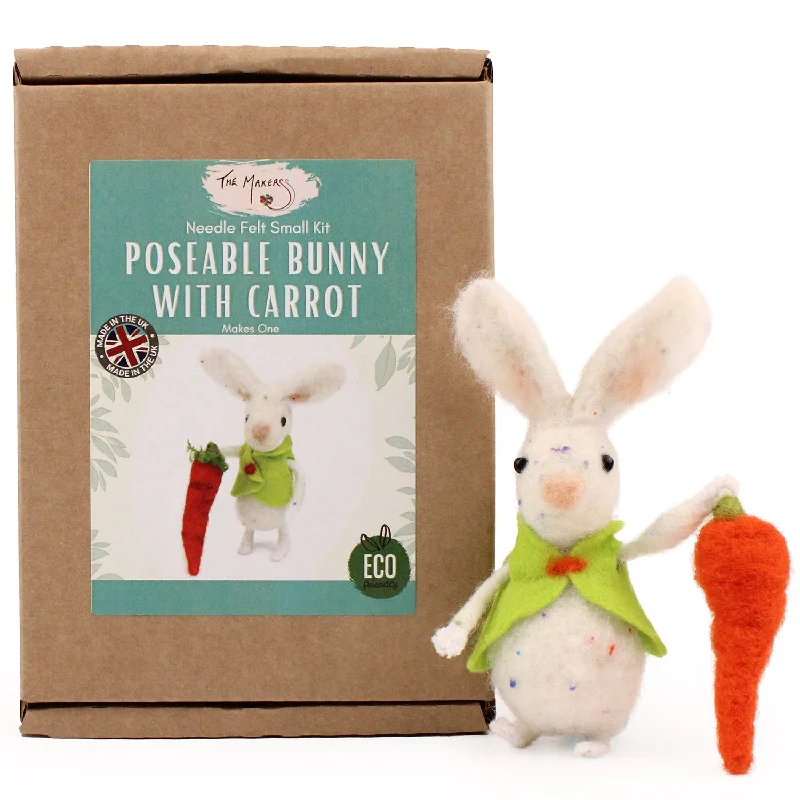 - Deodorizing cat litter tofu litterThe Makerss - Small Poseable Bunny with Carrot Needle Felt Kit