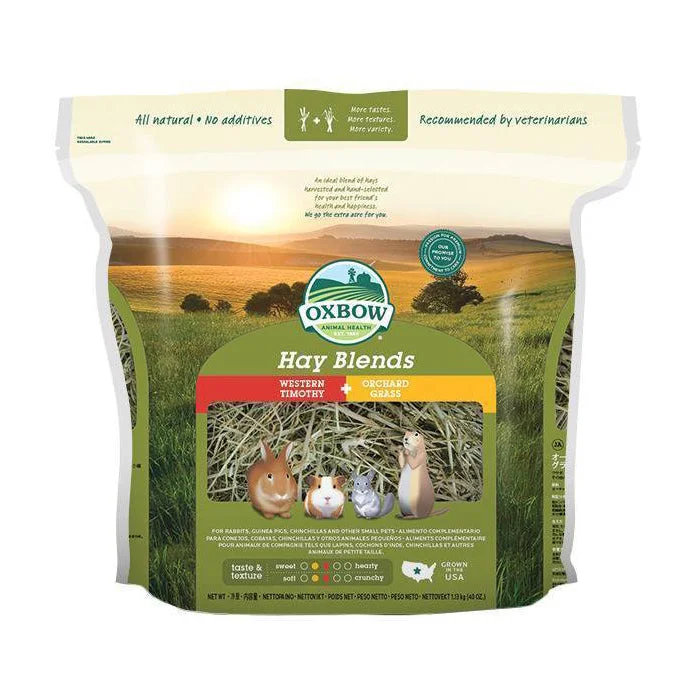 - Degradable pet feces bagOxbow Hay Blends Western Timothy & Orchard Grass 40oz