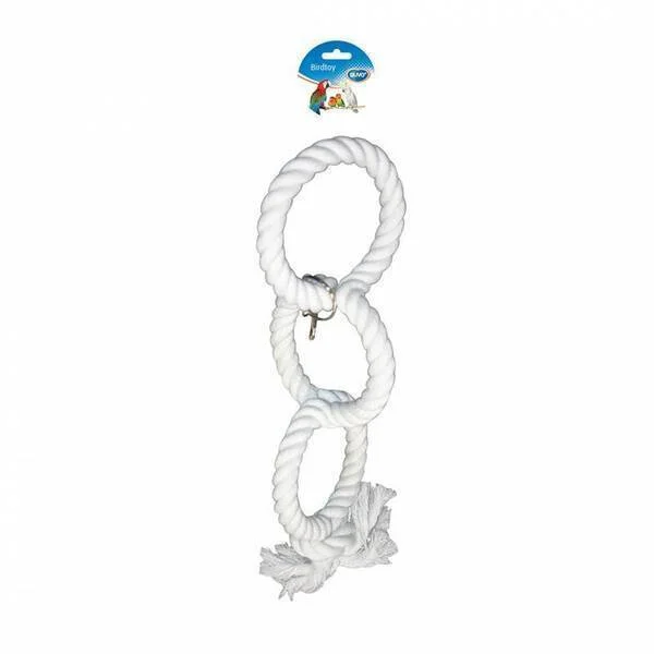 - ​​Pet toys under 10 yuanDuvo Birdtoy White 3 Ring 14cm Diameter - 43cm