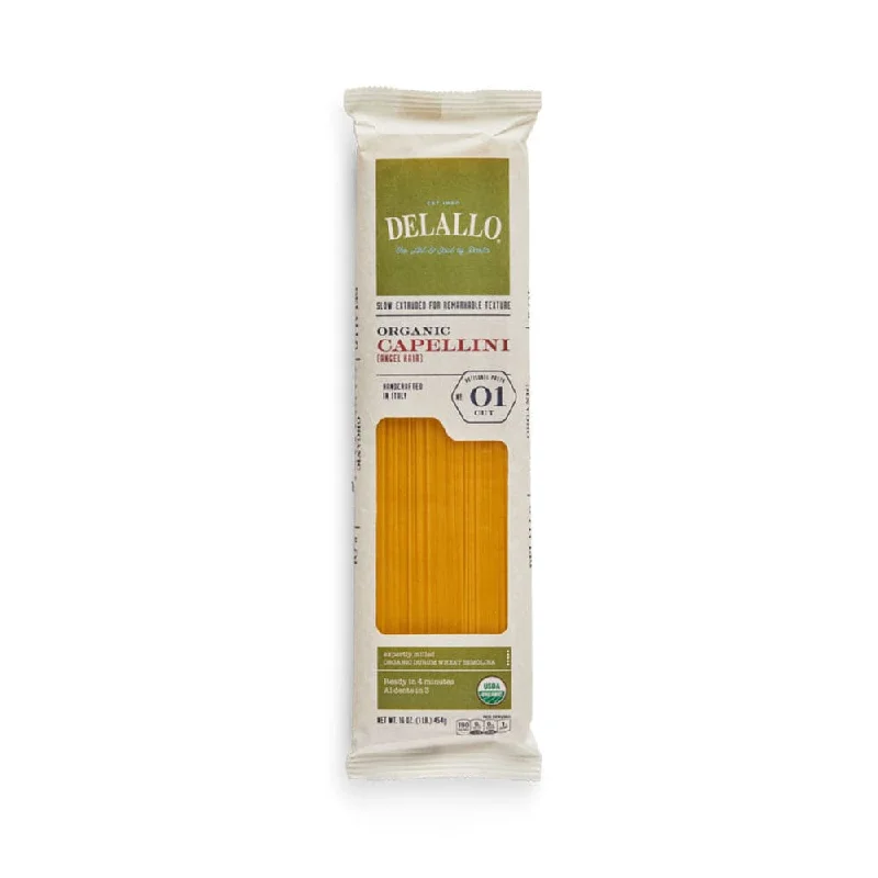 - Organic cotton dog bibsDelallo - Organic Capellini Pasta, 16 oz